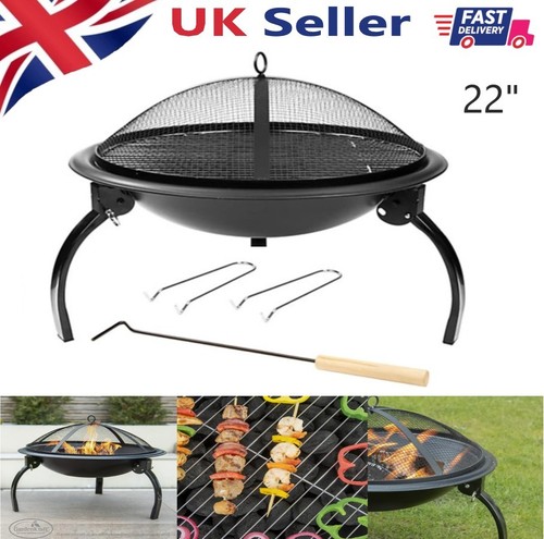 Fire pit bbq camping foldable - fire, camping,