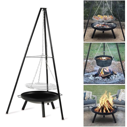 Tripod outdoor fire pit - outdoor,