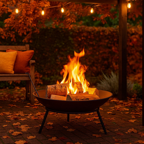 Large outdoor fire pit - fire,