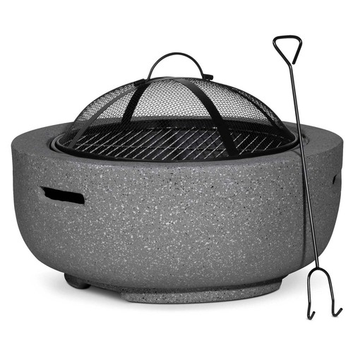 Mgo fire pit round - fire, bbq