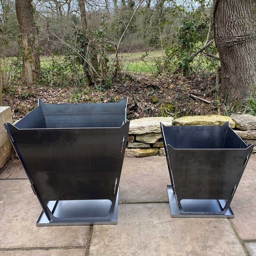 Fire pit square flat - pit,
