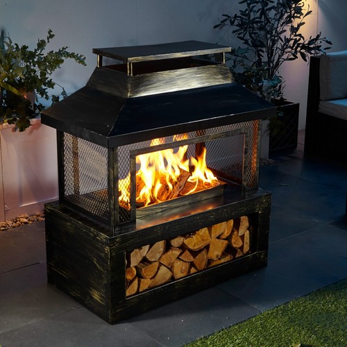 Neo log burner - log, fire