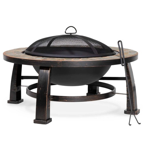 Deluxe fire pit - fire, traditional