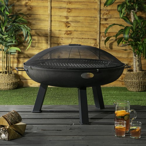 Cast iron garden fire - cast, pit