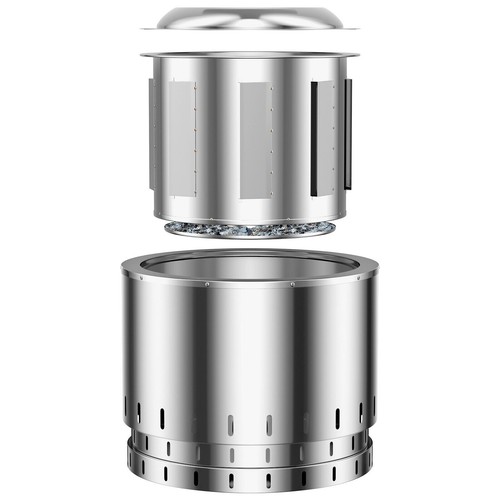Smokeless fire pit stainless - fire,