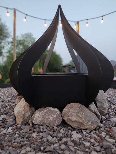 Large luxury garden firepit - large,
